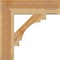 Ekena Millwork Merced Block Rough Sawn Bracket, Western Red Cedar, 6"W x 26"D x 26"H BKT06X26X26MRC05RWR - alternate 3